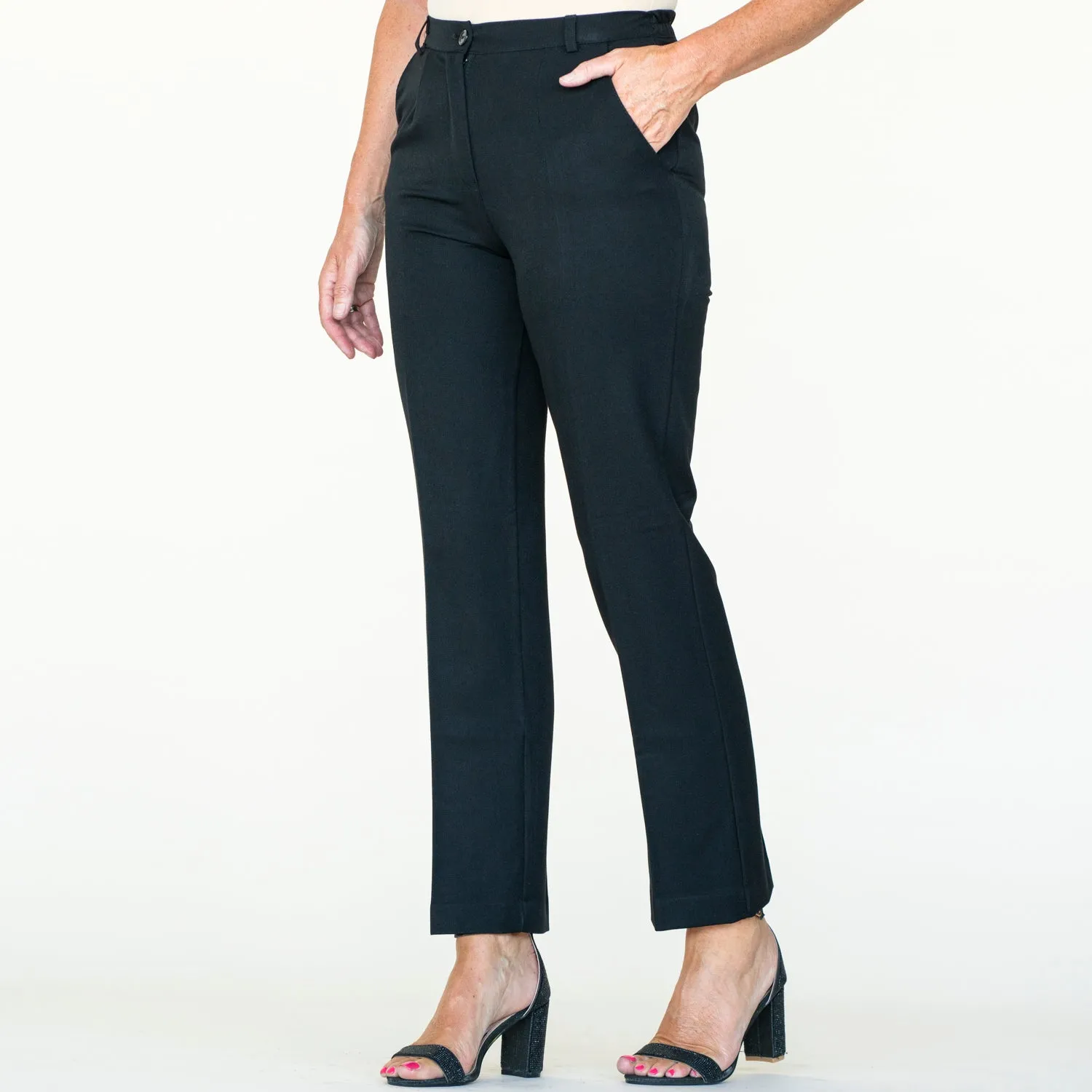 27 Full Back Elastic Pant - Black