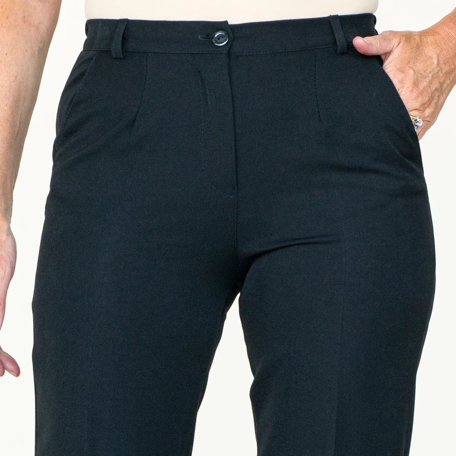 27 Full Back Elastic Pant - Black