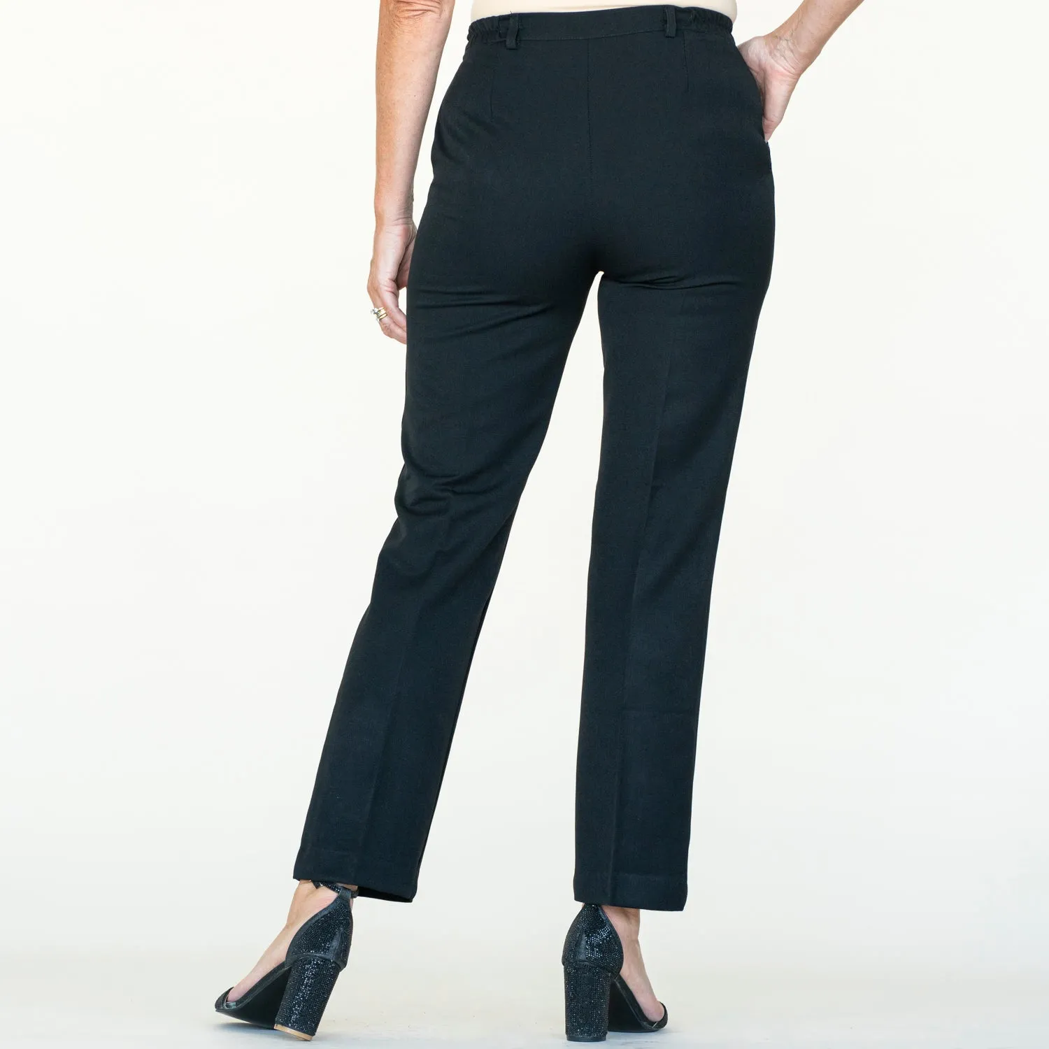 27 Full Back Elastic Pant - Black