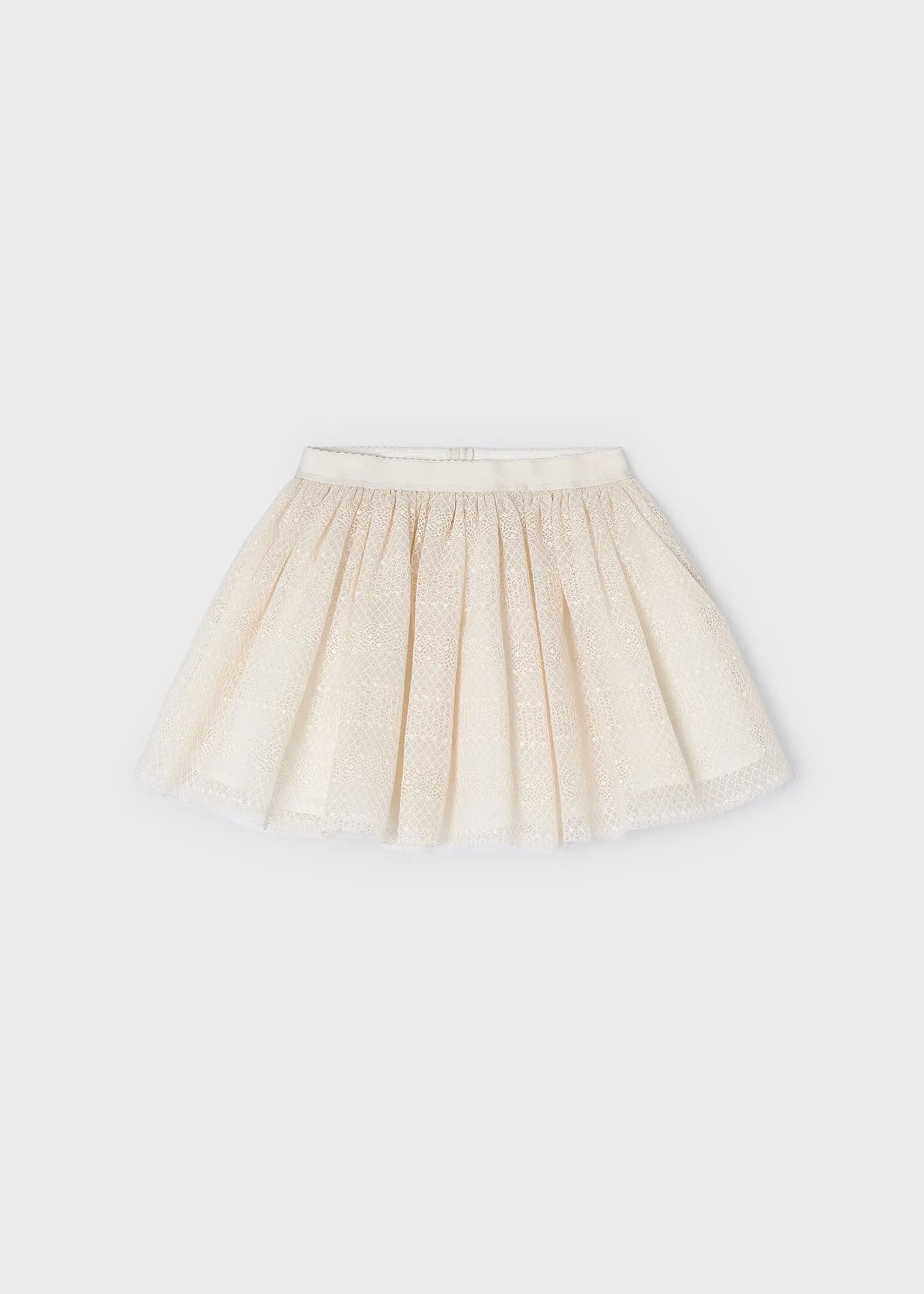 3901 - Tulle skirt for girl - Almond