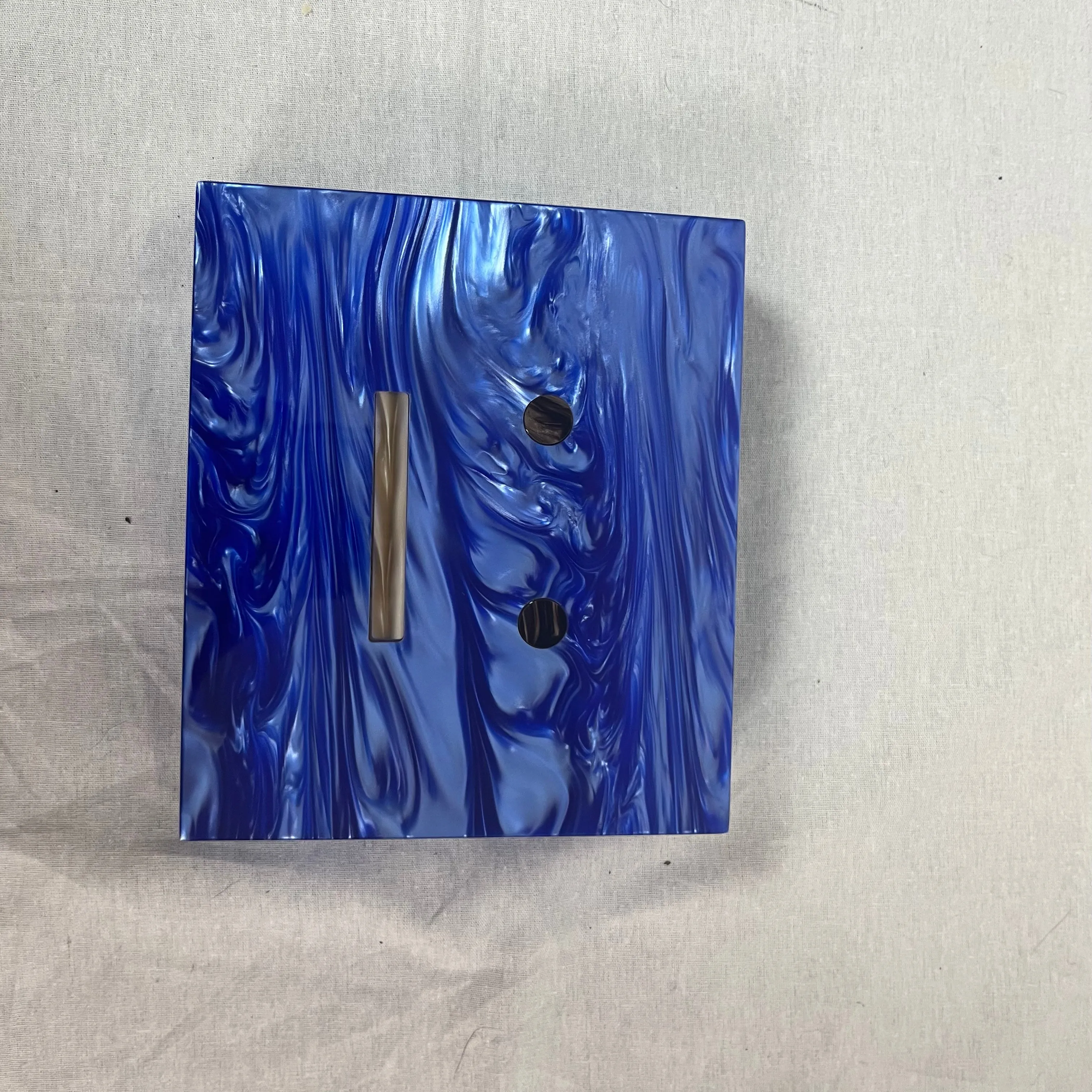 Acne Studios Rare Blue Marbled Vanessa Clutch or Trinket Box