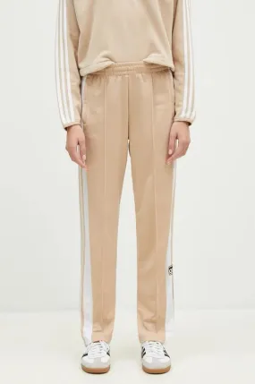 adidas Originals trousers Adicolor women's beige color IY2130