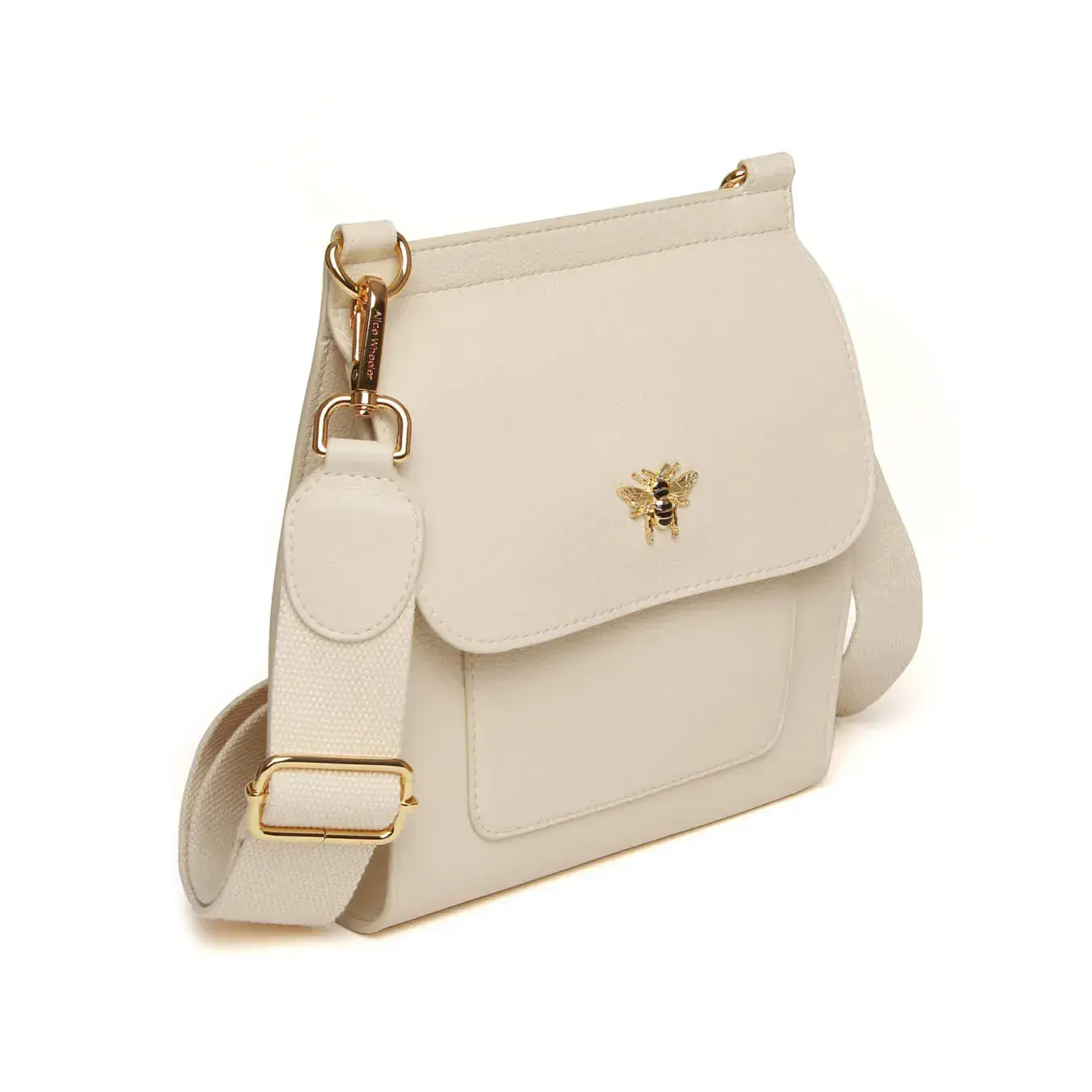 Alice Wheeler Bloomsbury Crossbody Bag - Pastel Cream