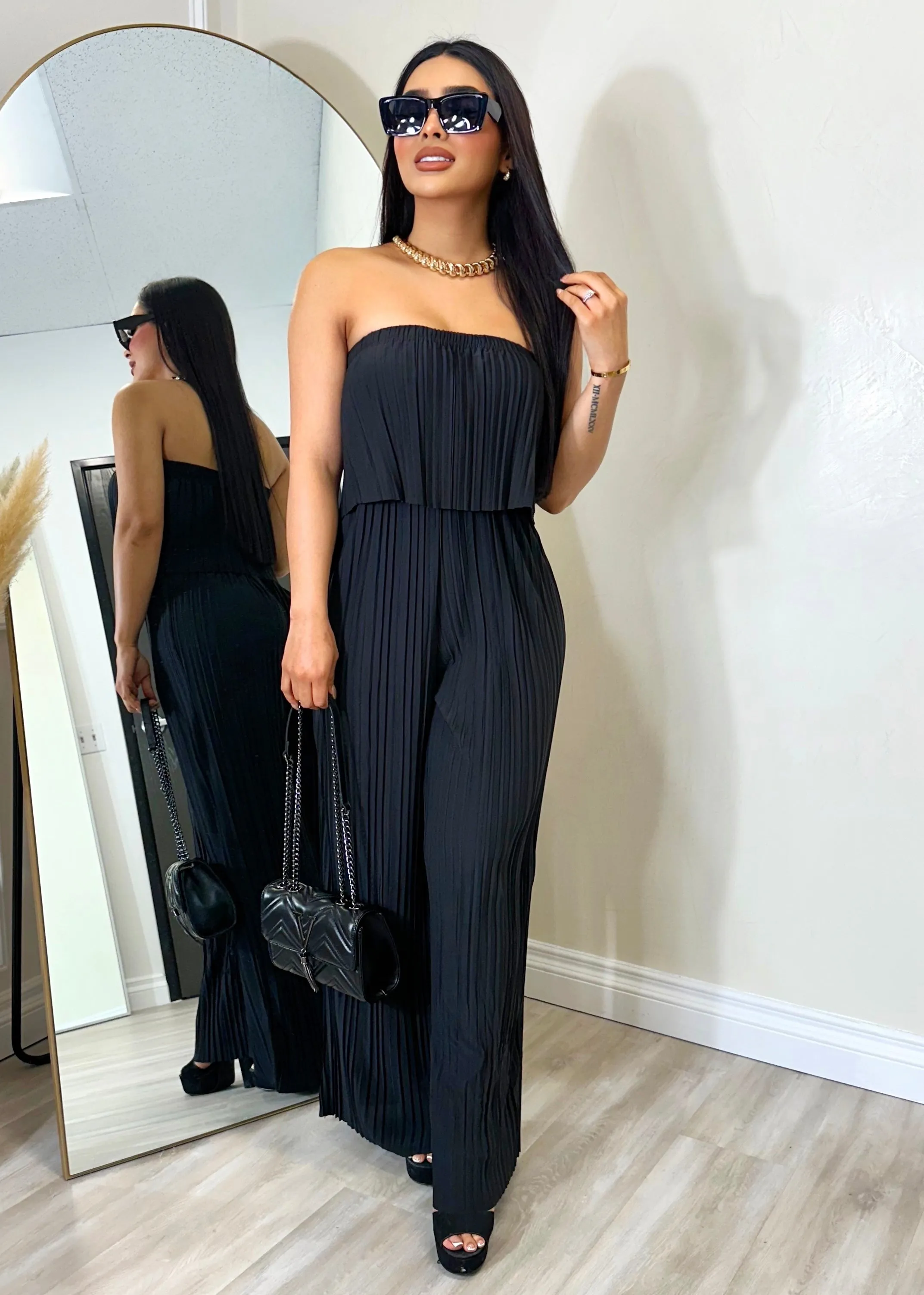 Always Mine Jumpsuit Black