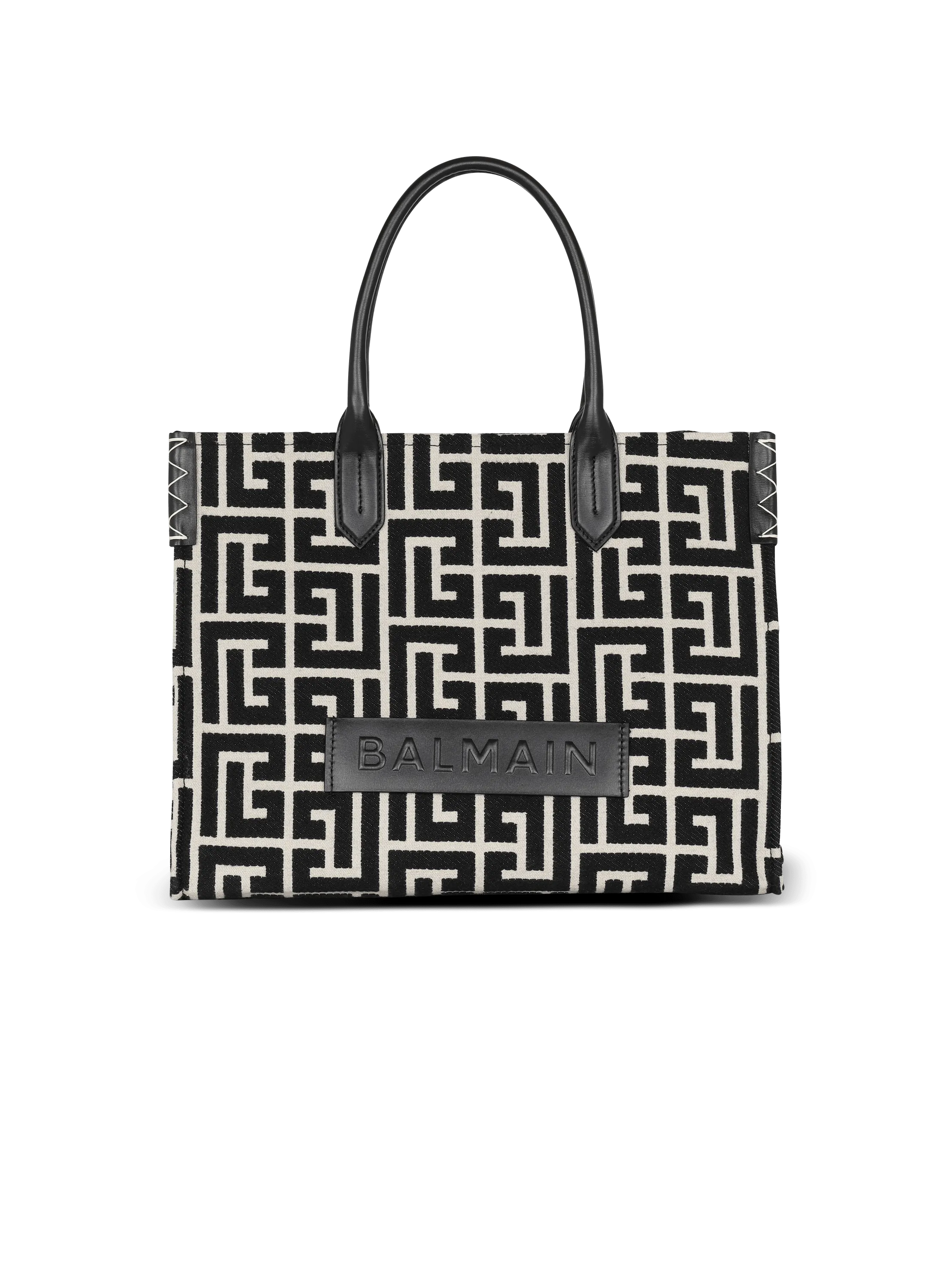 B-Army 42 monogram jacquard and leather Tote bag