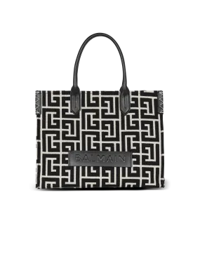 B-Army 42 monogram jacquard and leather Tote bag