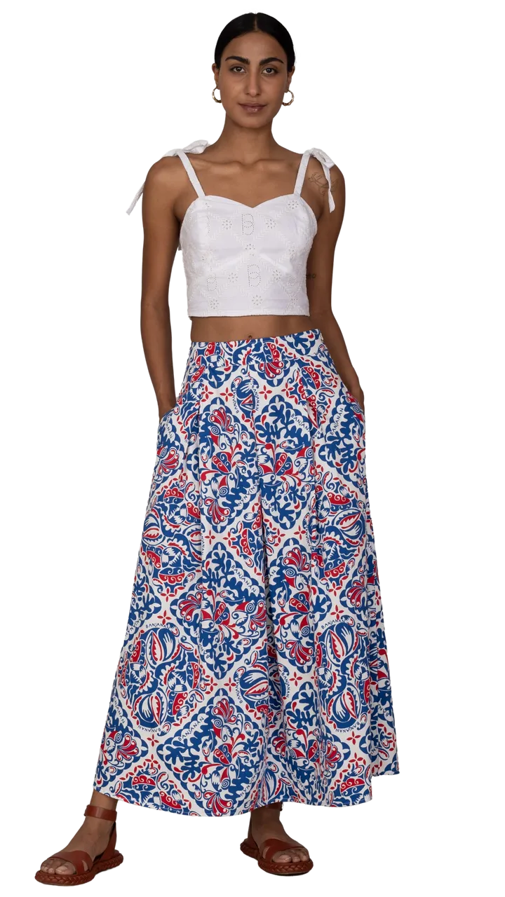 Banjanan Ophelia Skirt, Nautical