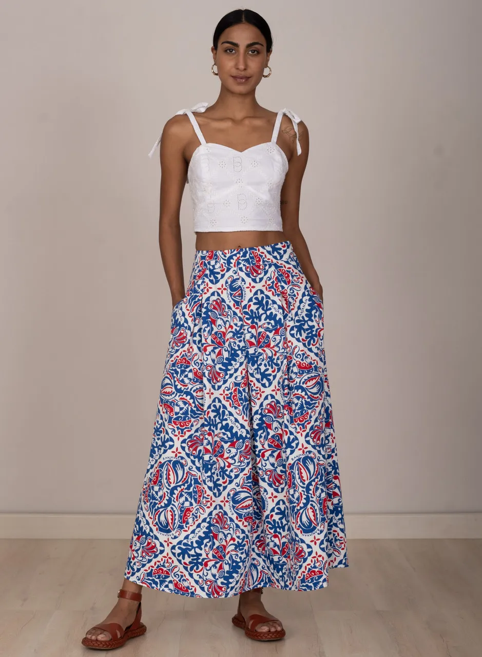 Banjanan Ophelia Skirt, Nautical