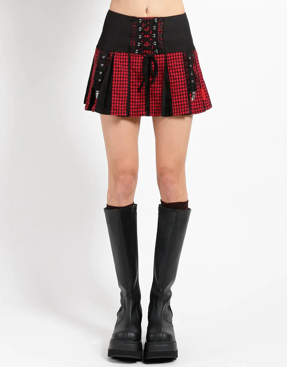 Bo Peep Skirt Blk/Red