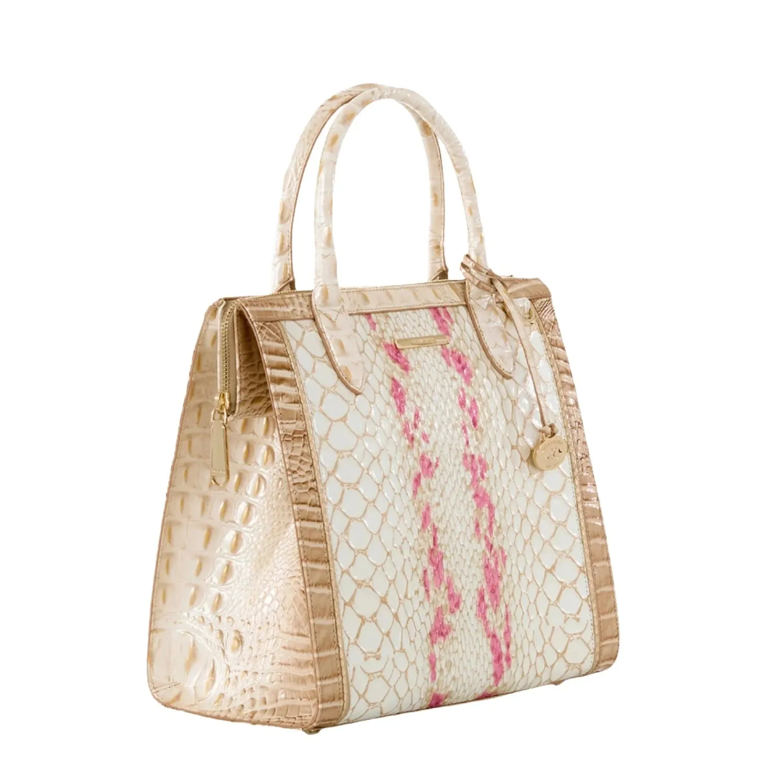 BRAHMIN Caroline Satchel Handbag