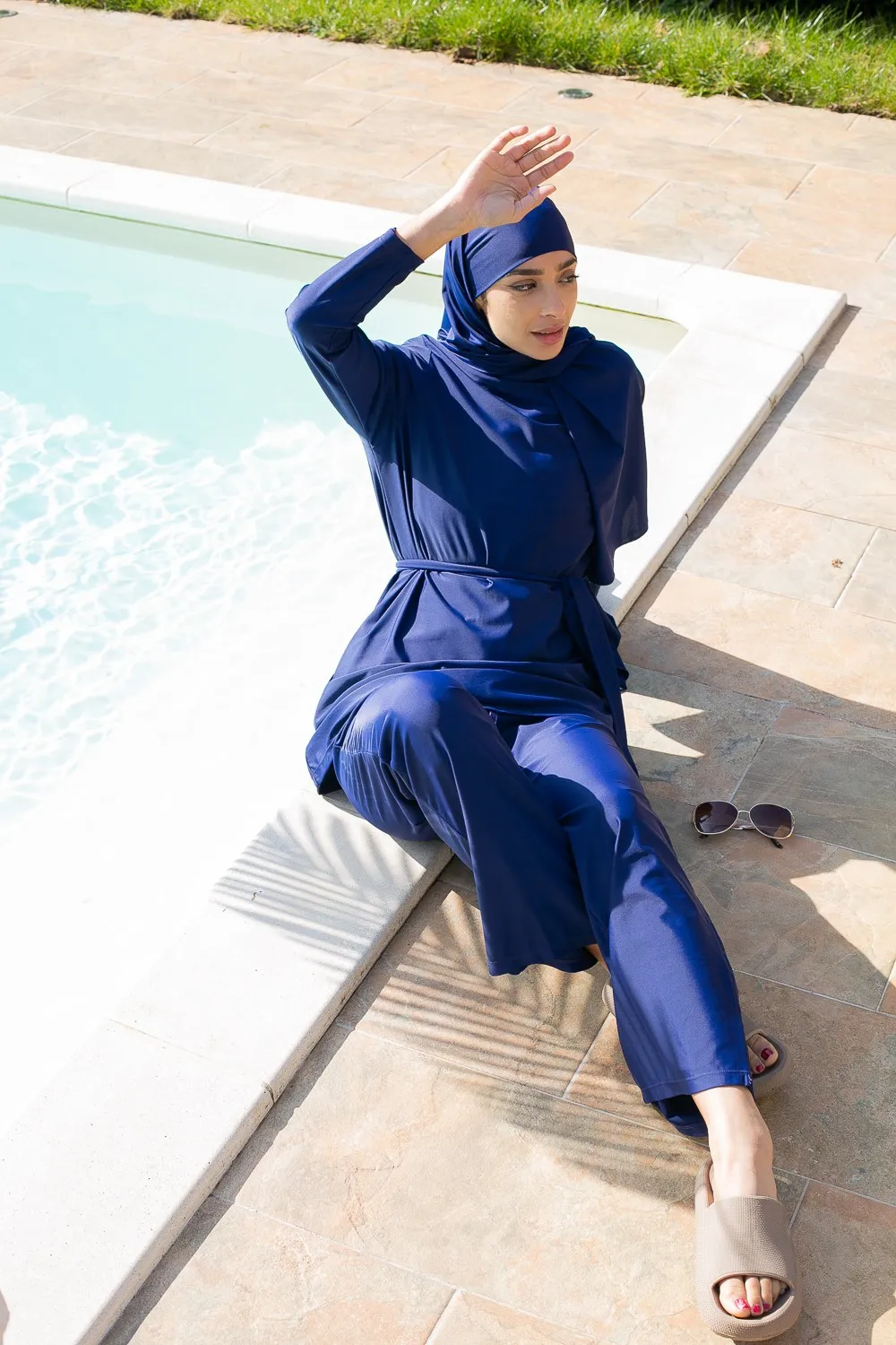 Burkini palazzo azul