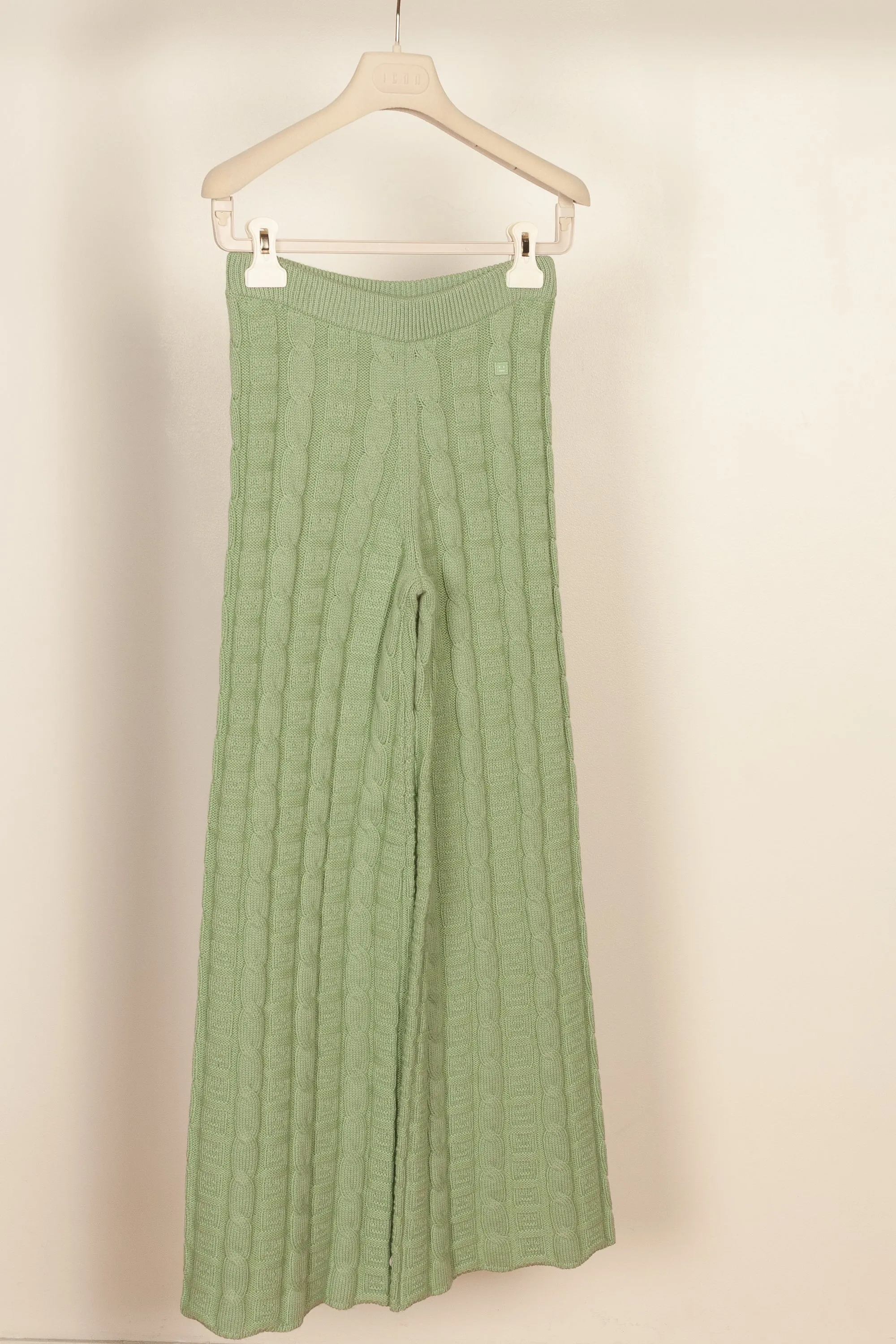 Cable Wool Trousers