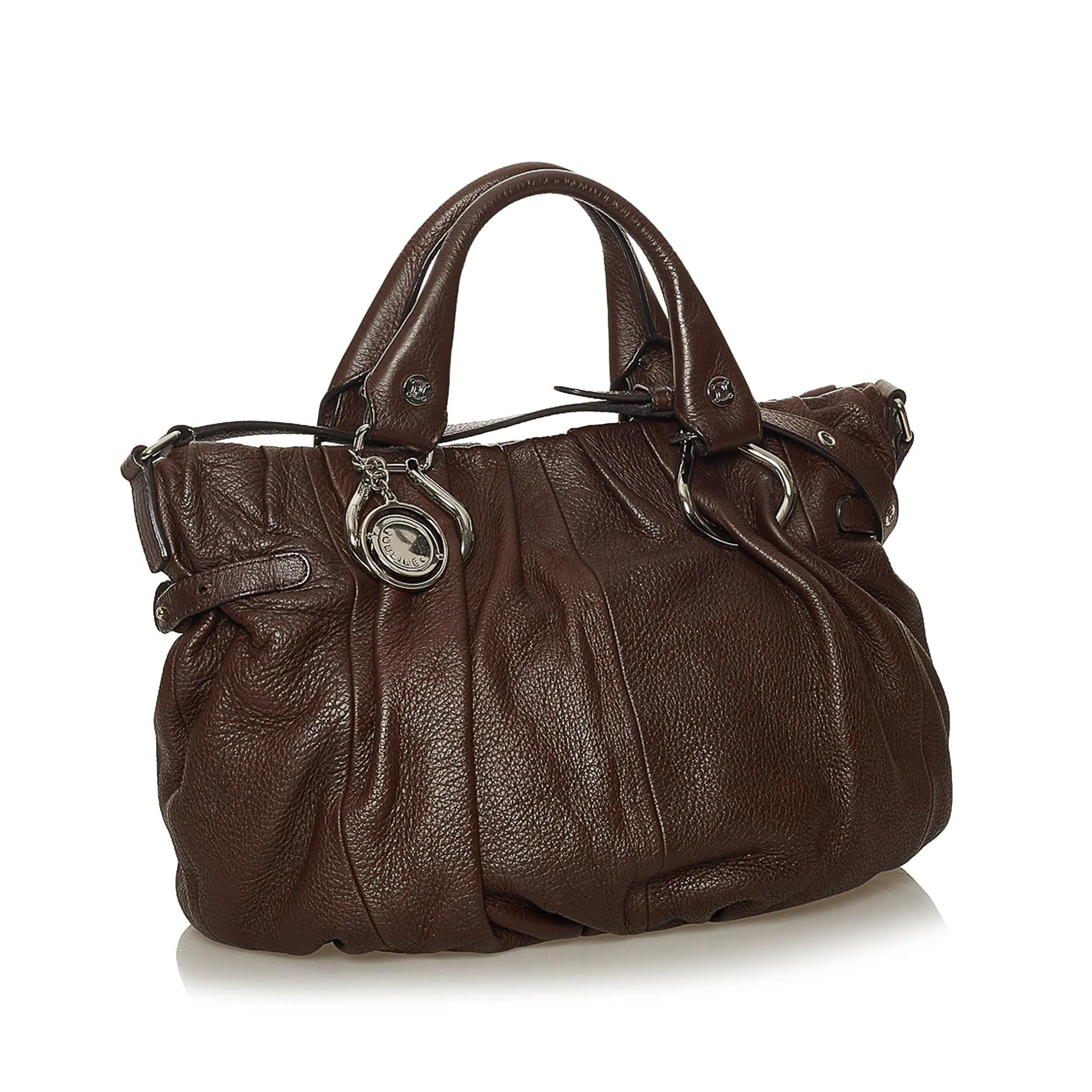 Celine Leather Satchel (SHG-37338)