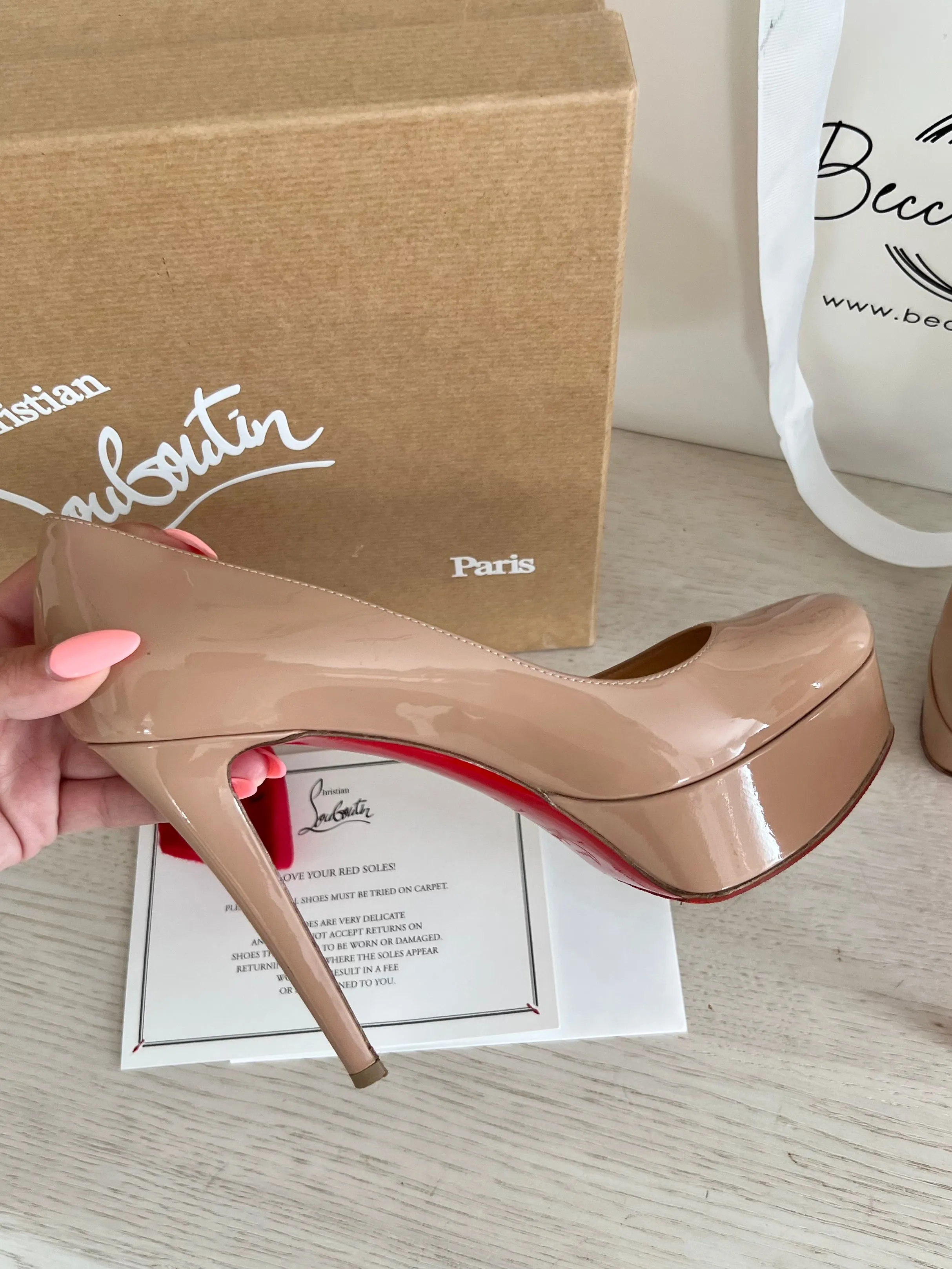 Christian Louboutin Bianca 120 Heels