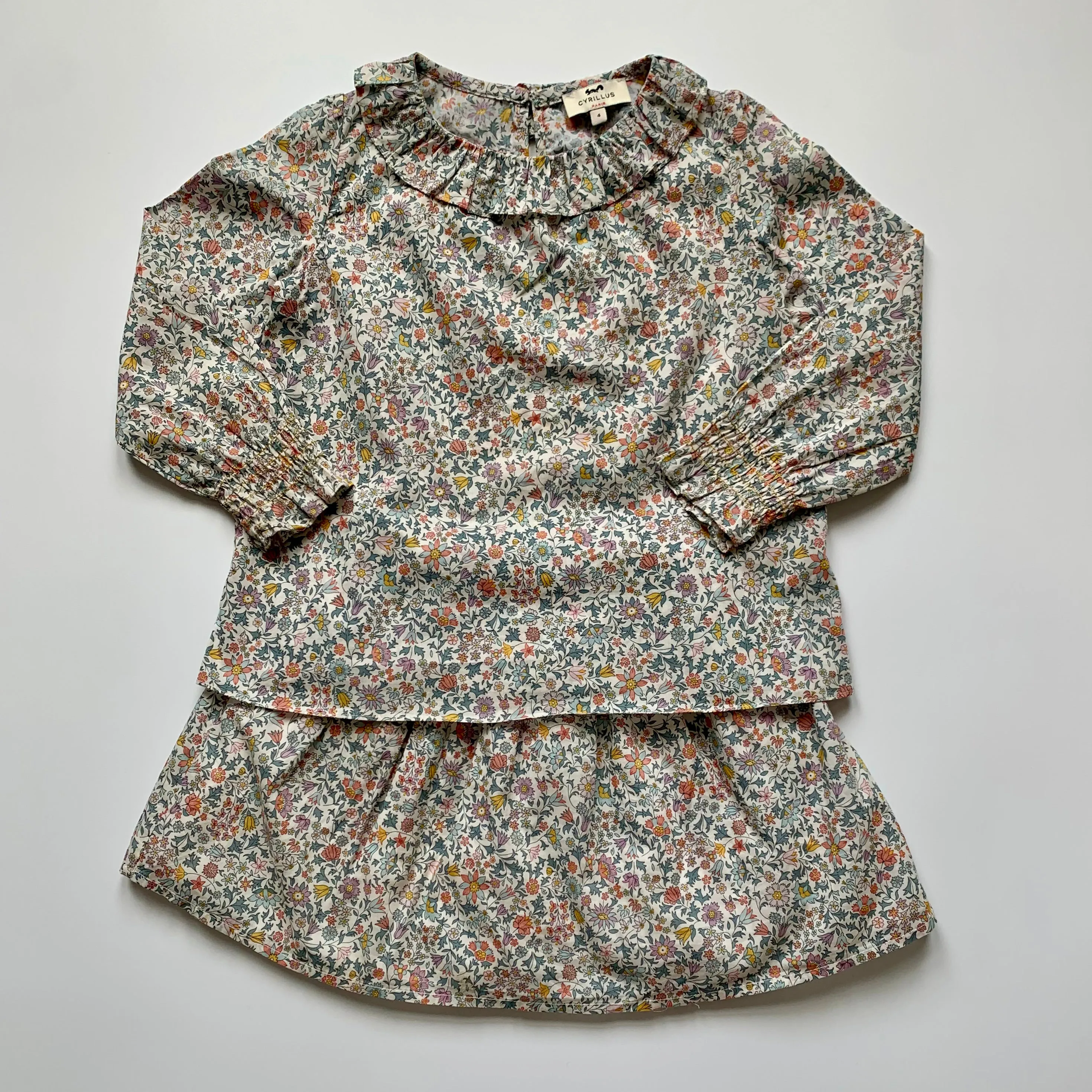 Cyrillus Liberty Print Blouse With Collar: 4 Years