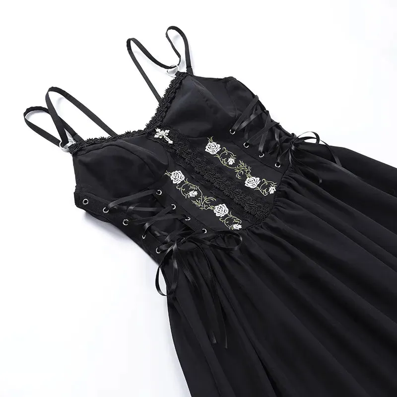 Dark Gothic Aesthetic Bandage Corset Dress