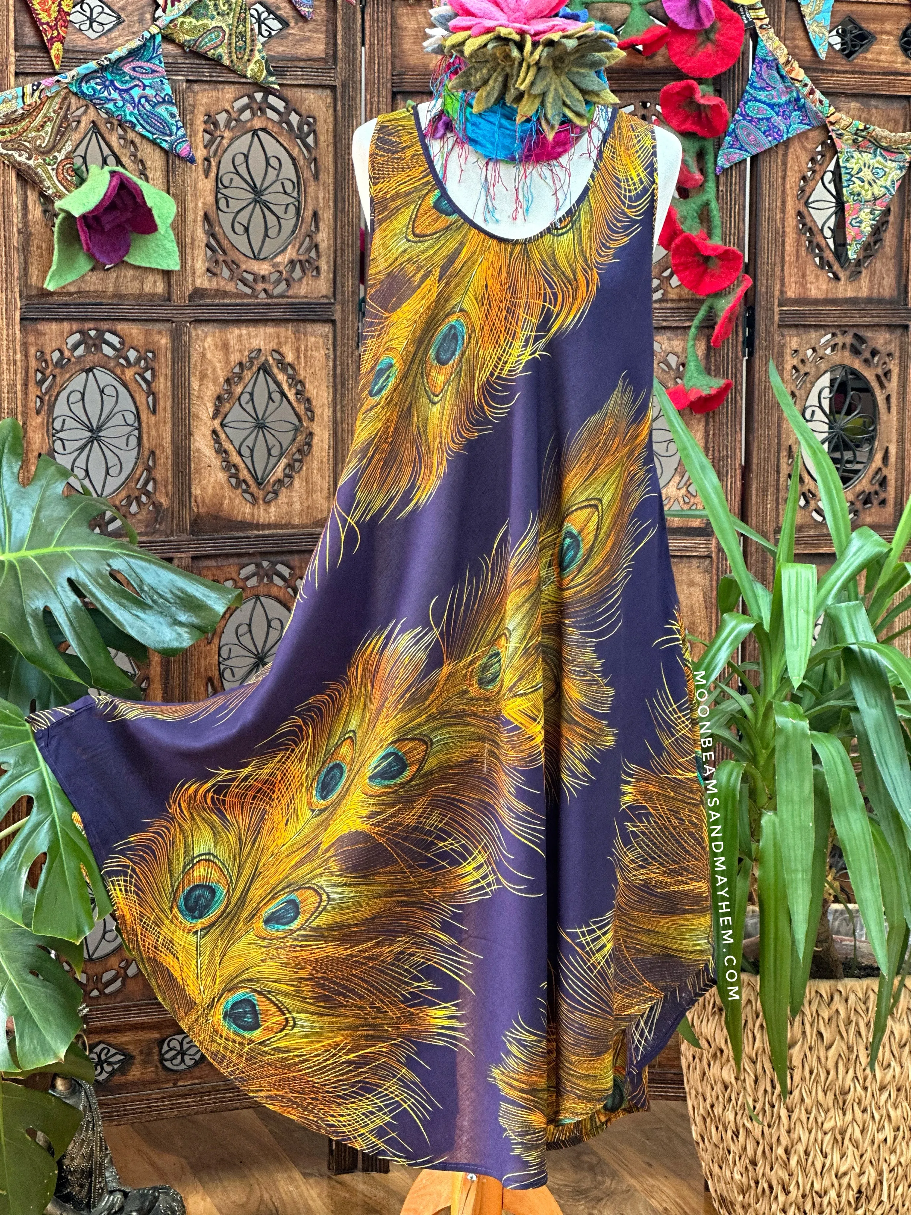 DIVINE PEACOCK TUNIC / DRESS (GR76)