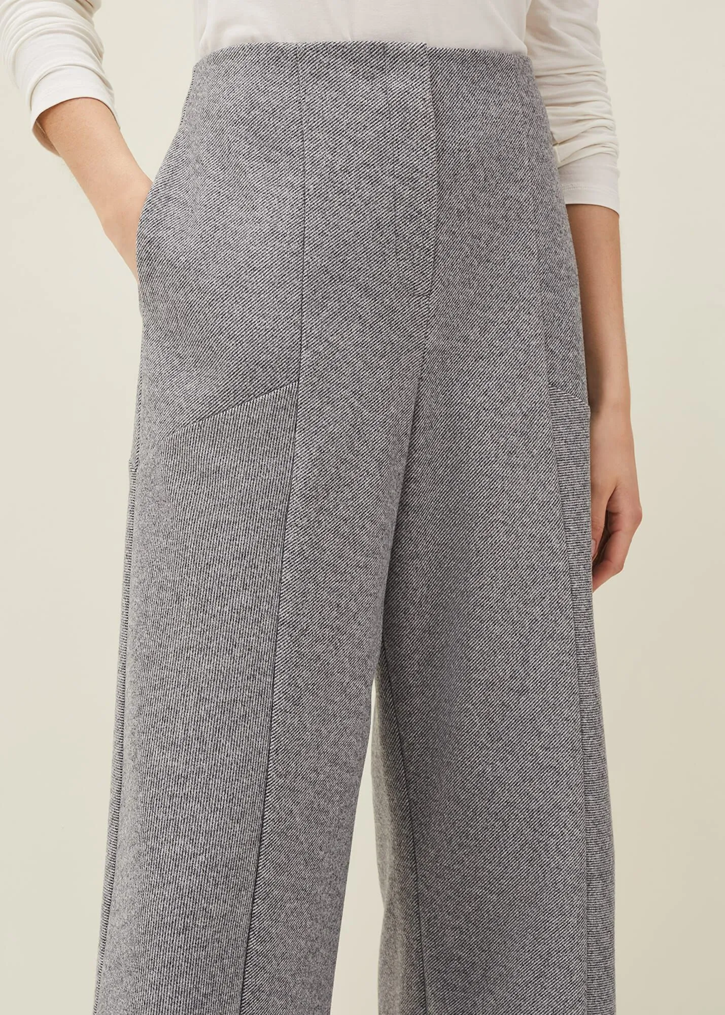 Diza Herringbone Culottes