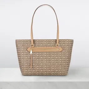 DKNY Bryant Logo Tote Bag - Chino  Cappuccino