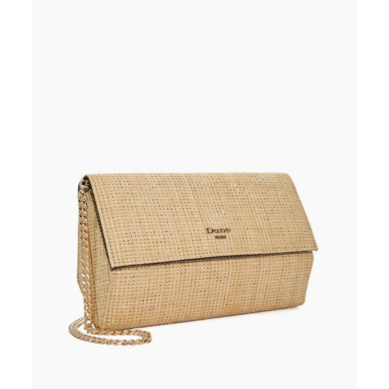 DUNE LONDON Ballads Clutch Bag - Gold