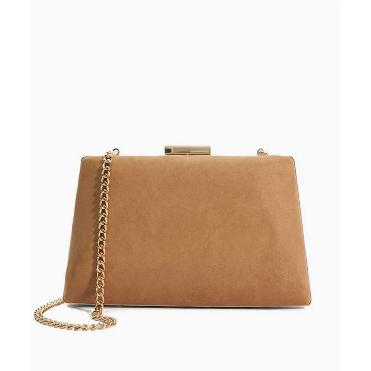 DUNE LONDON Bellaria Clutch Bag - Camel