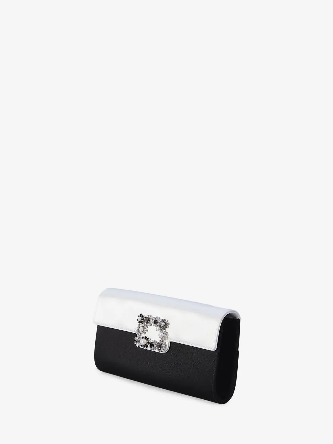 ENVELOPE FLAP FLOWER BUCKLE CLUTCH