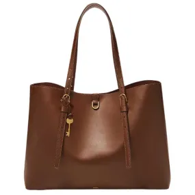 Fossil Kier Tote Bag Brown (Women's)