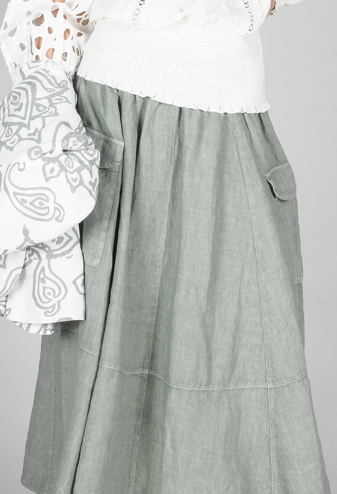 Gasita Skirt in Eucalyptus