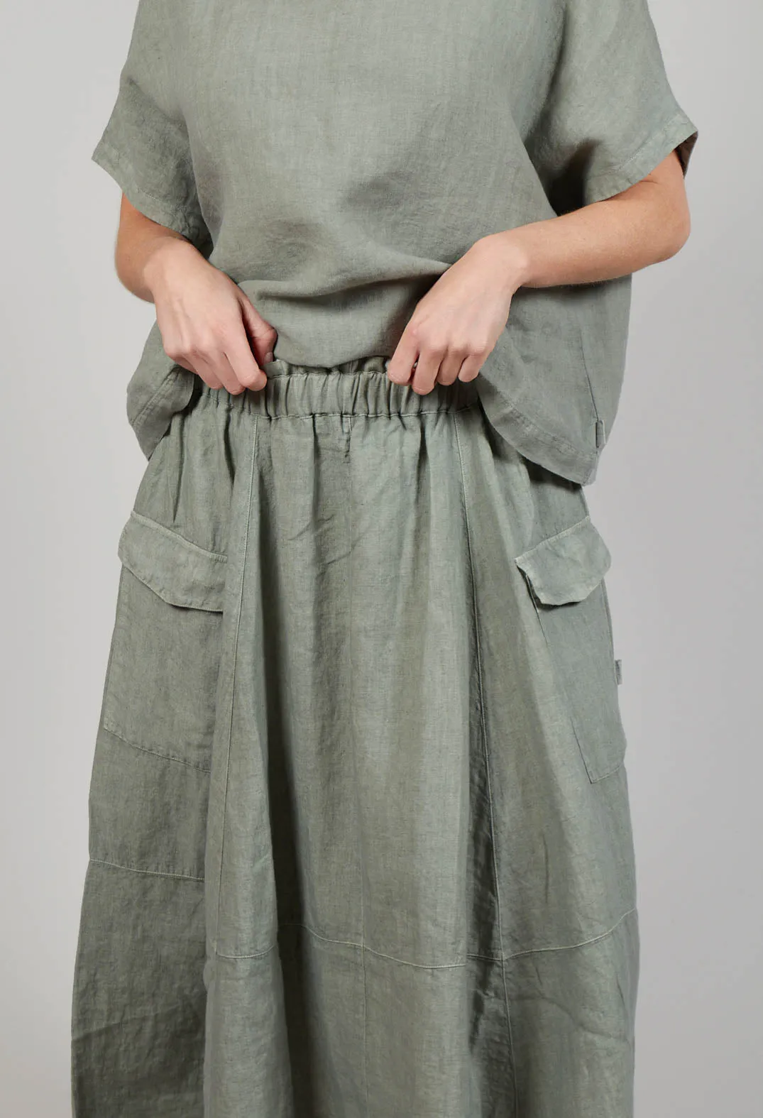 Gasita Skirt in Eucalyptus