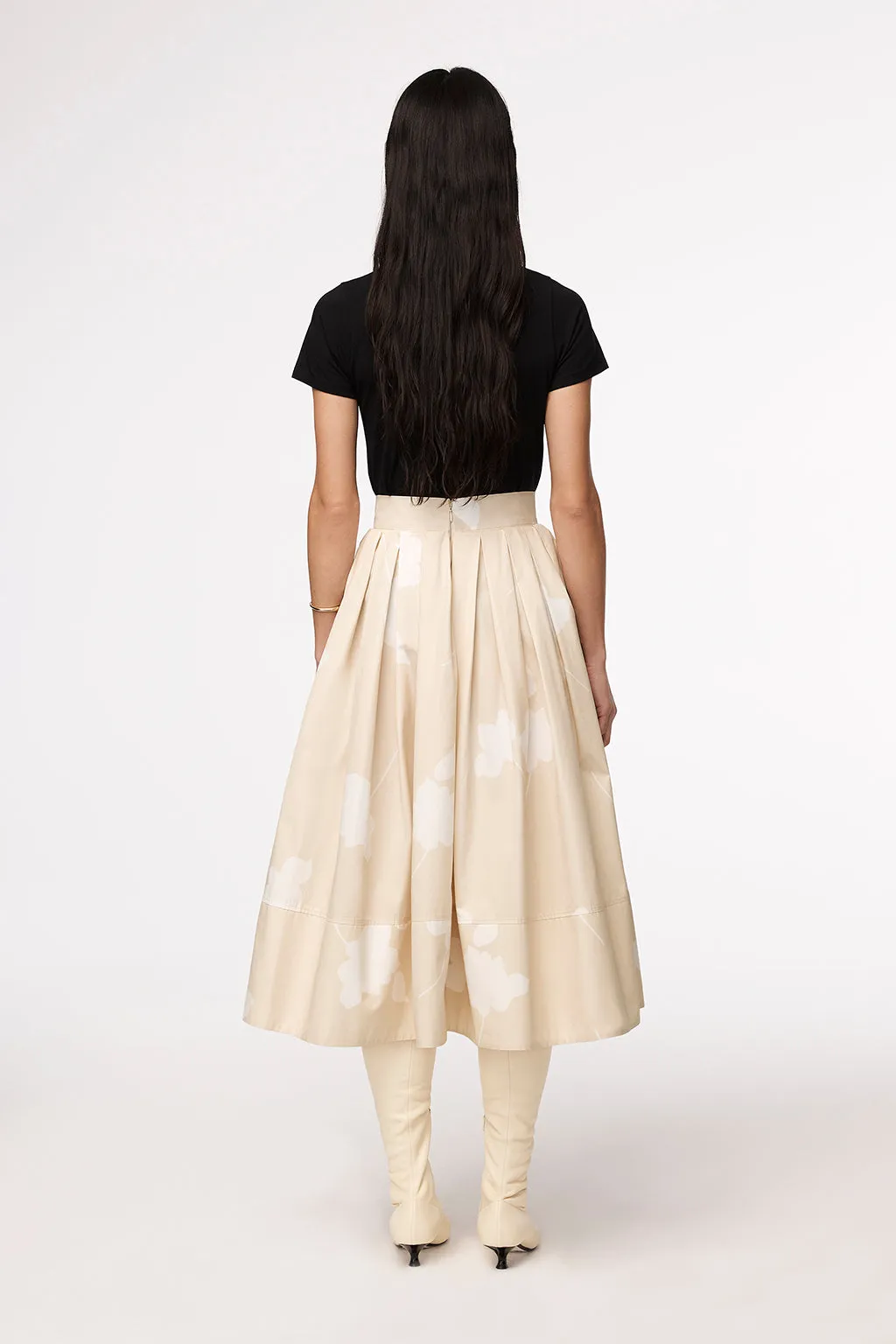 Gathered Circle Skirt