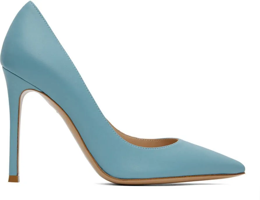 Gianvito Rossi Blue Gianvito 105 Heels