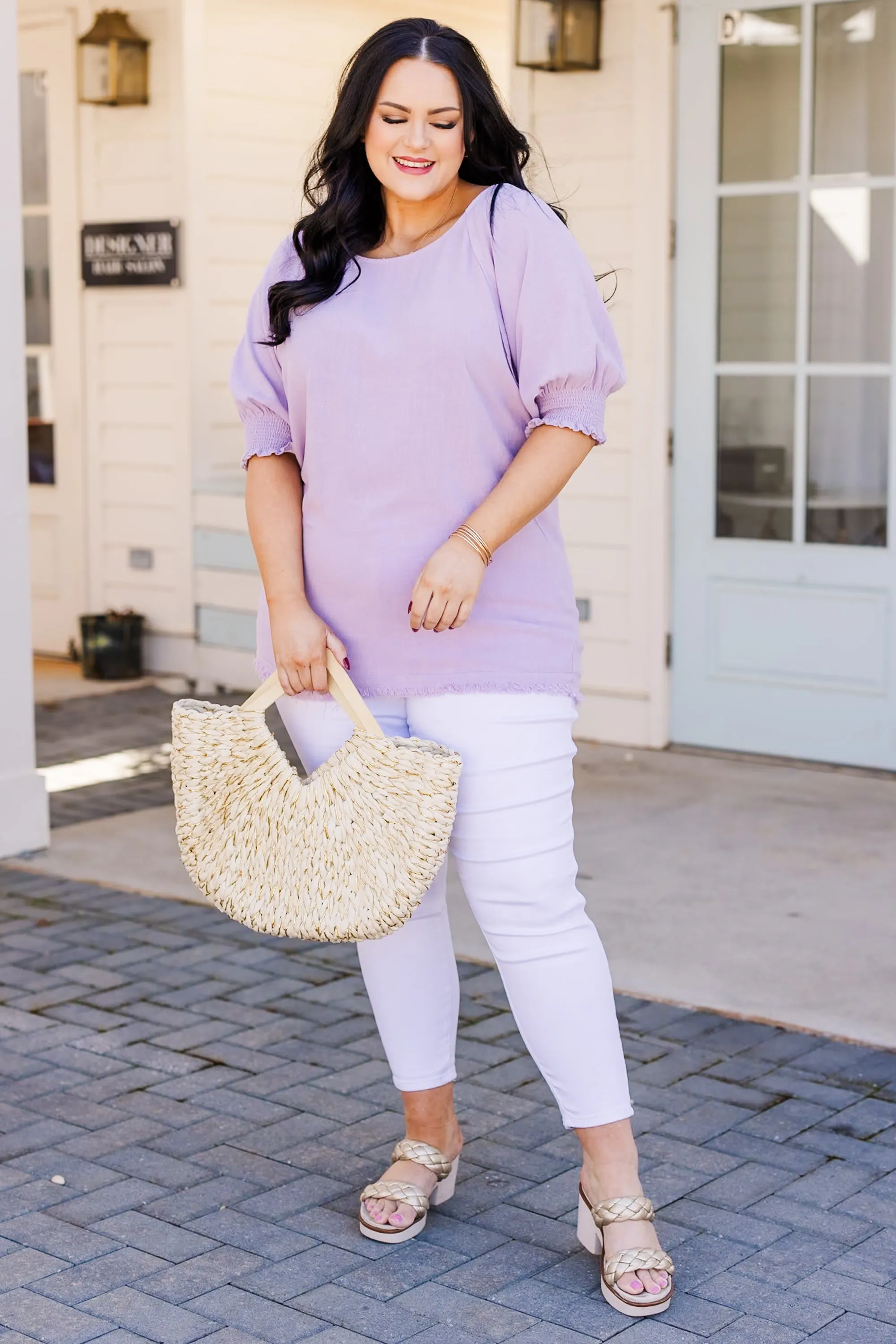 In Seventh Heaven Top, Lavender