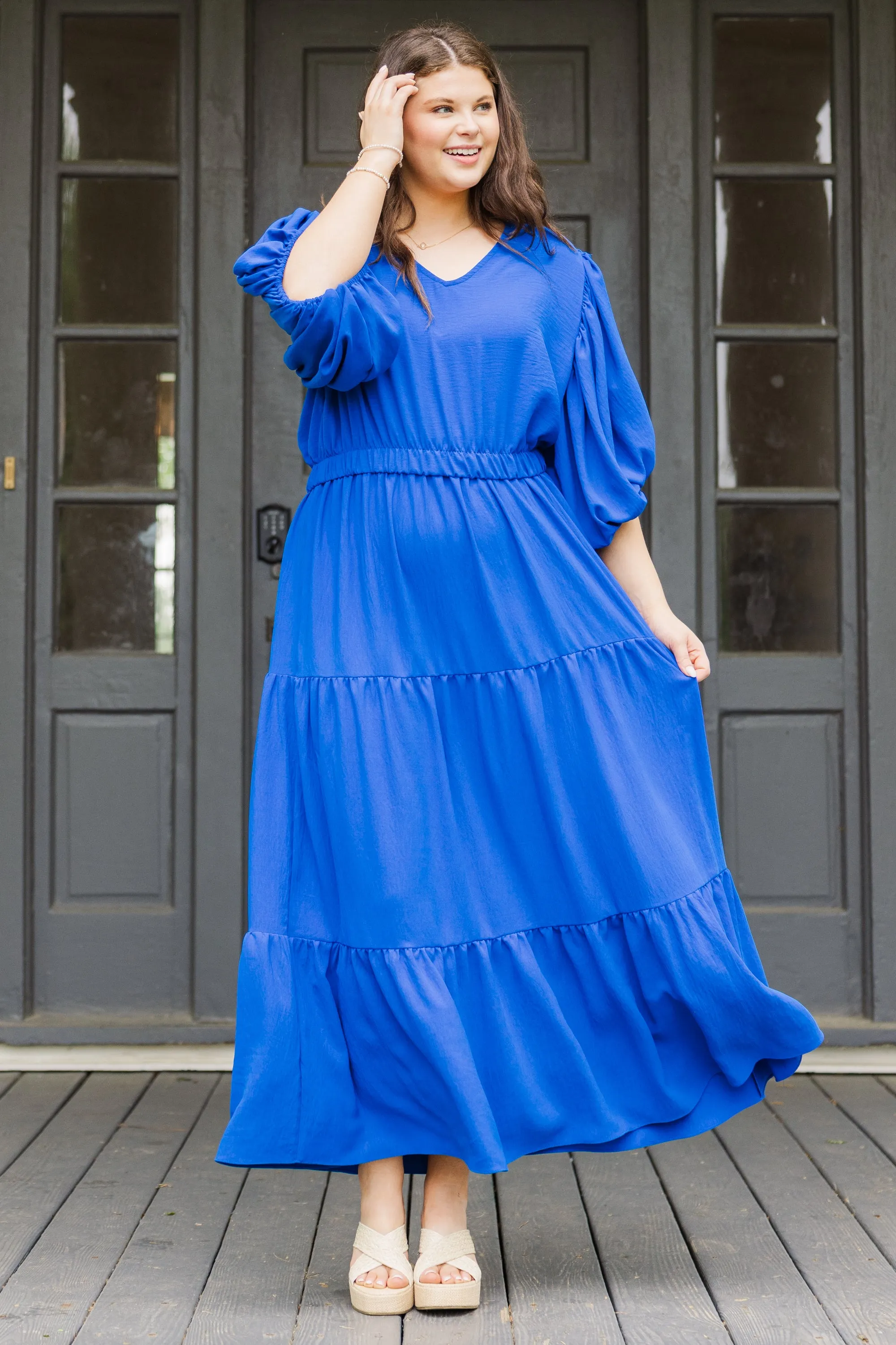 Inspired By Life Maxi Skirt, Royal Blue