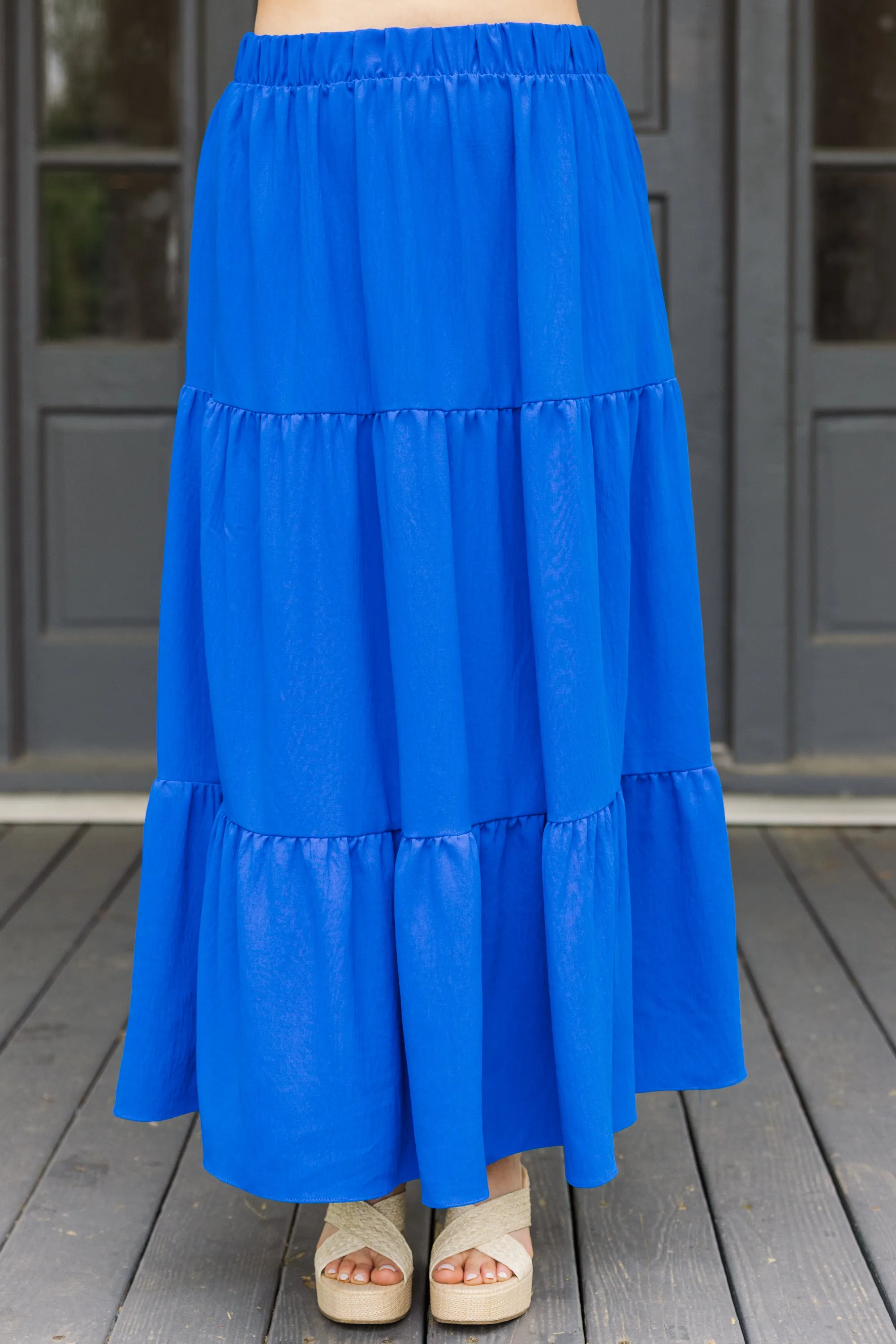 Inspired By Life Maxi Skirt, Royal Blue