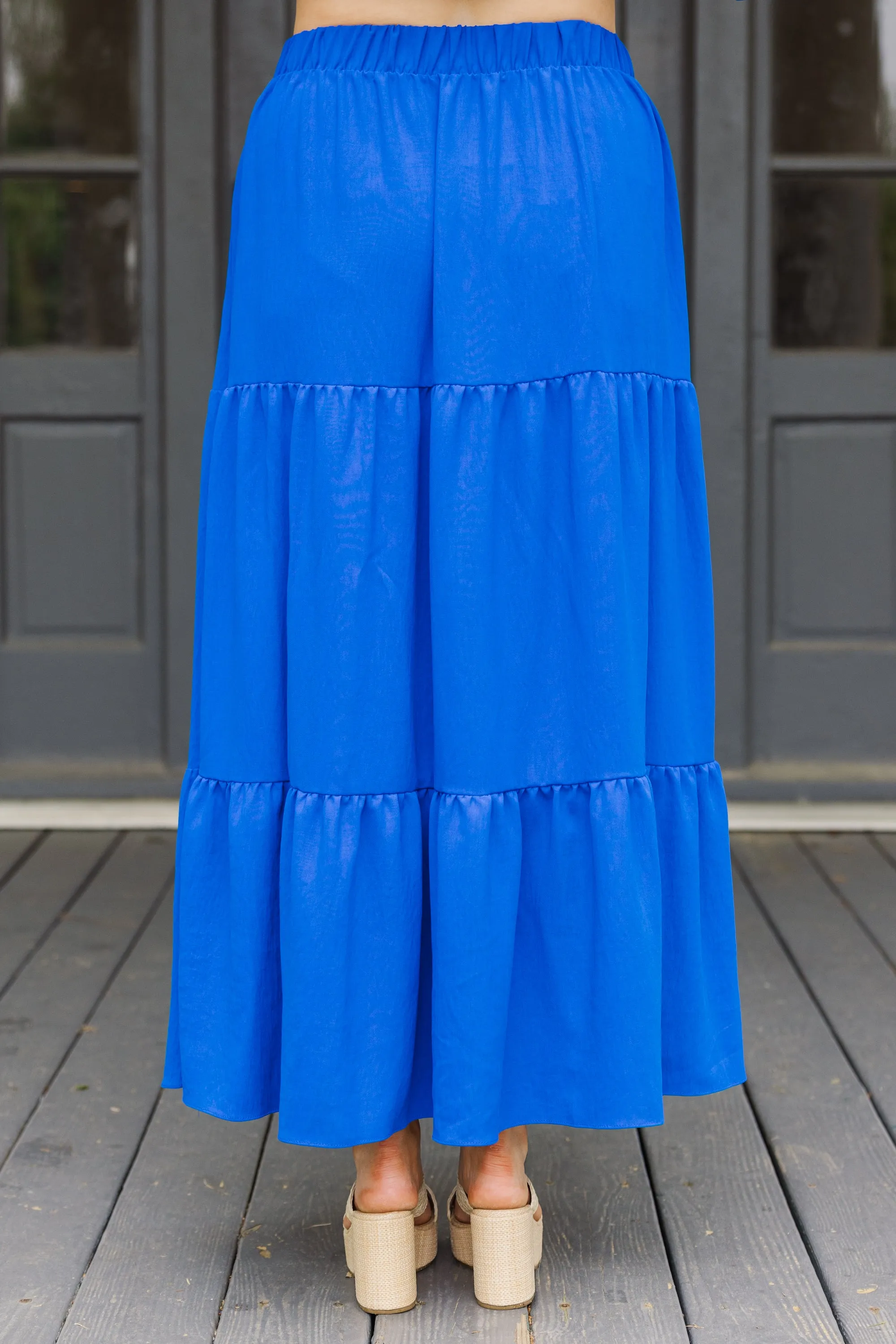 Inspired By Life Maxi Skirt, Royal Blue