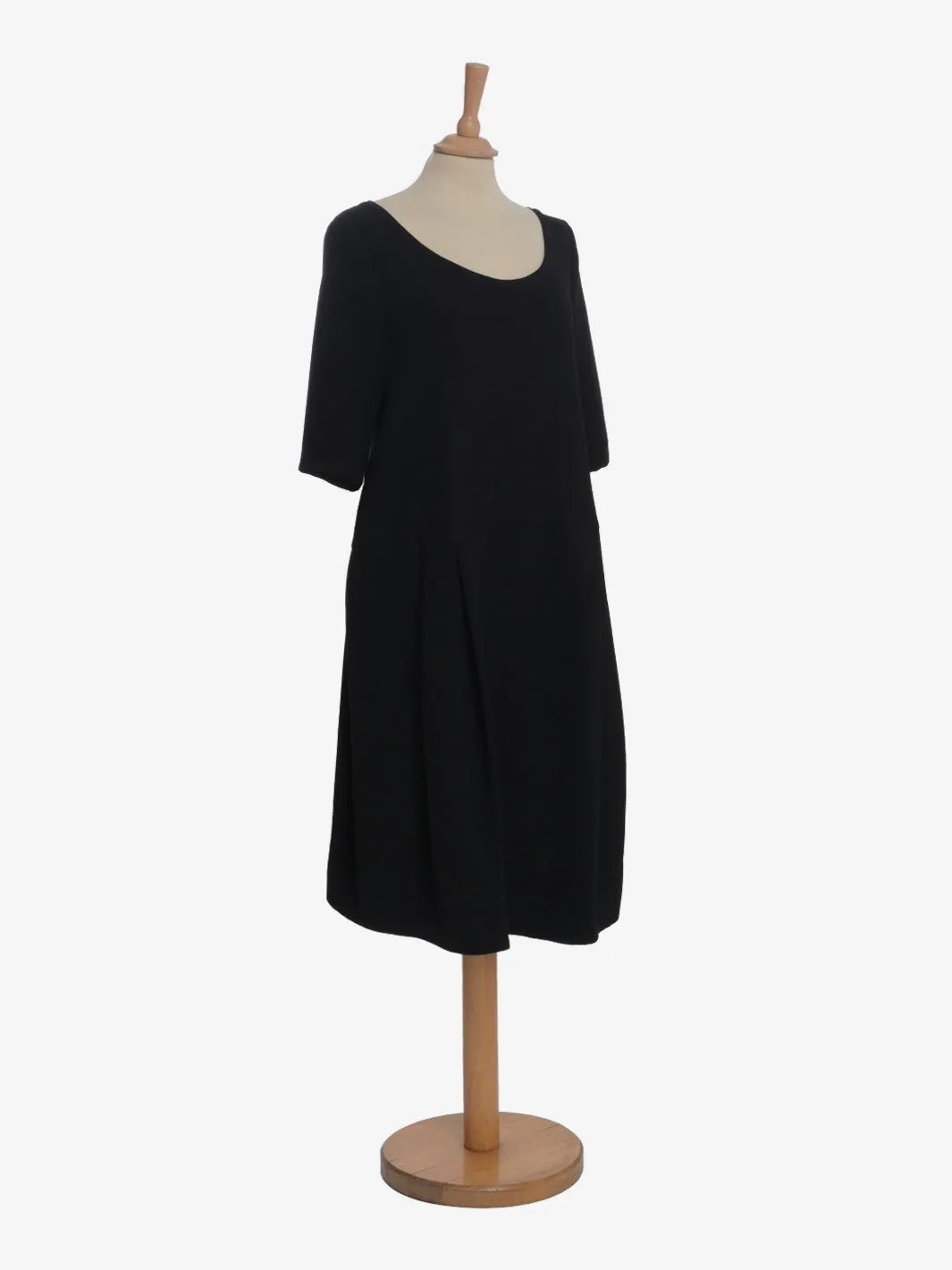 Jil Sander Navy Oversize Midi Dress