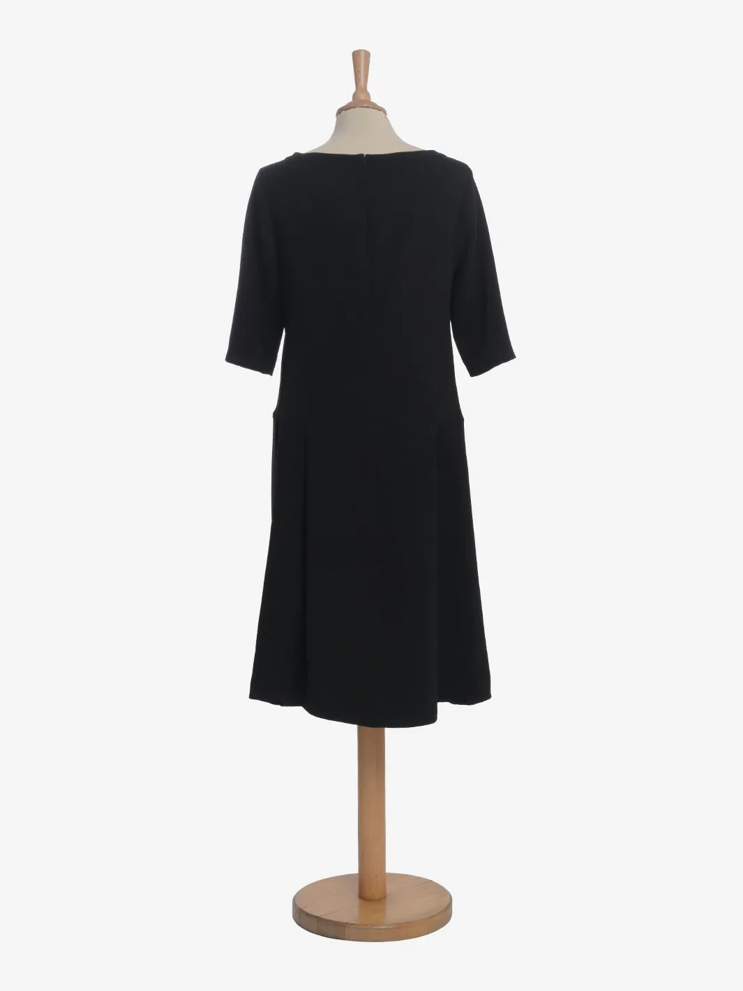 Jil Sander Navy Oversize Midi Dress