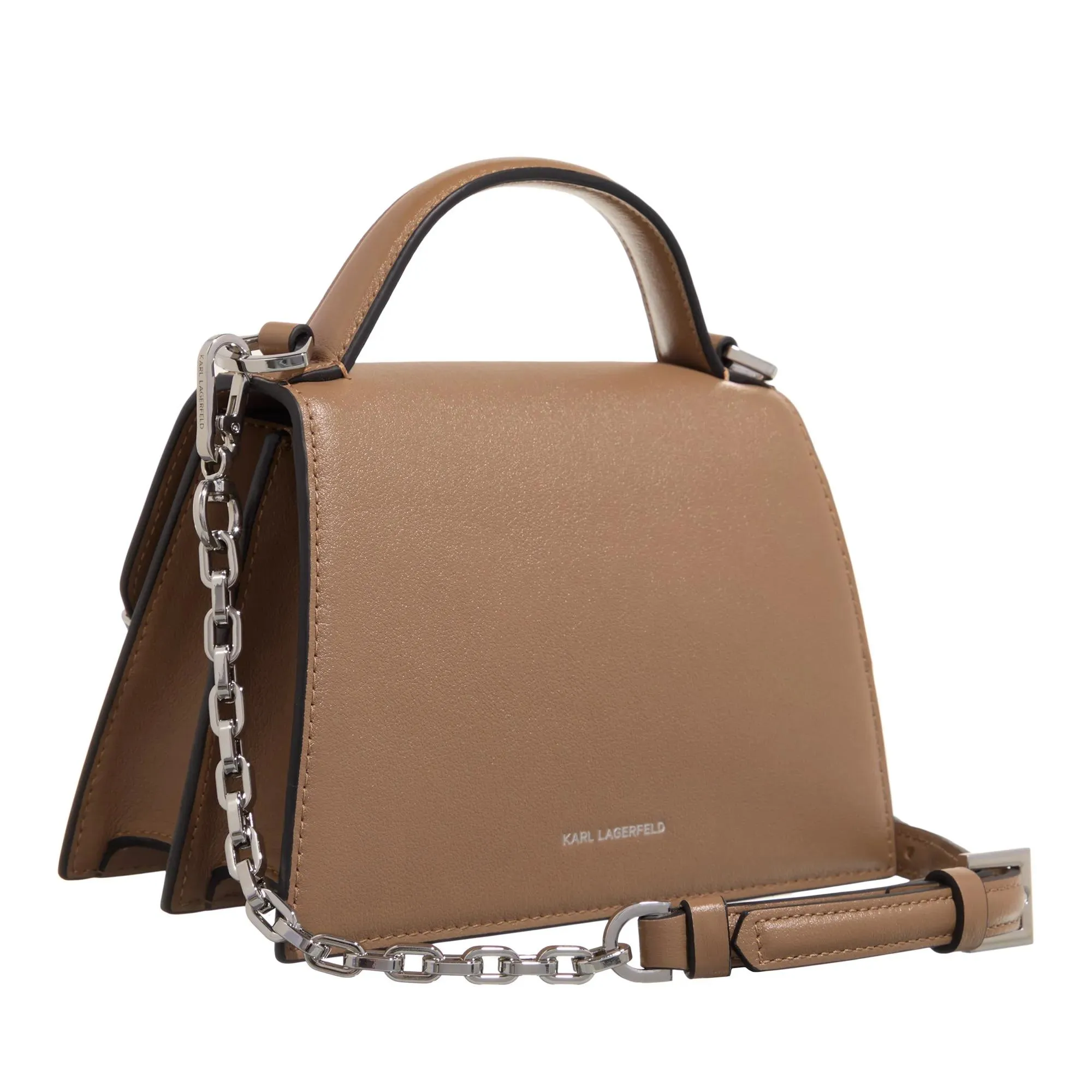 Karl Lagerfeld  K/Signature 2.0 Sm Crossbody Mushroom Brown