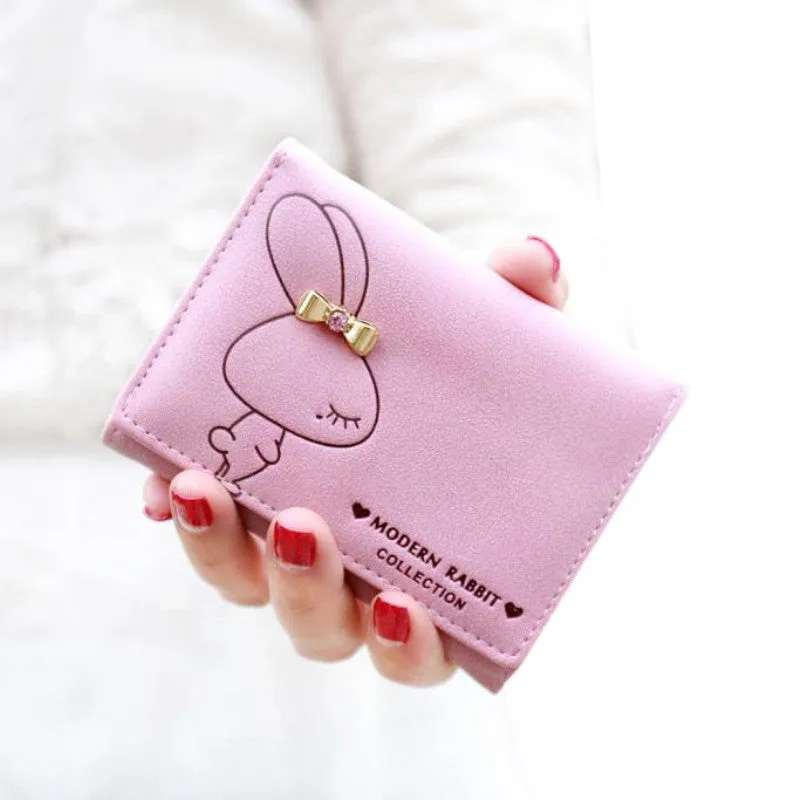 Lady Women Clutch Short Purse Leather Wallet Card Holder Hbag Bag