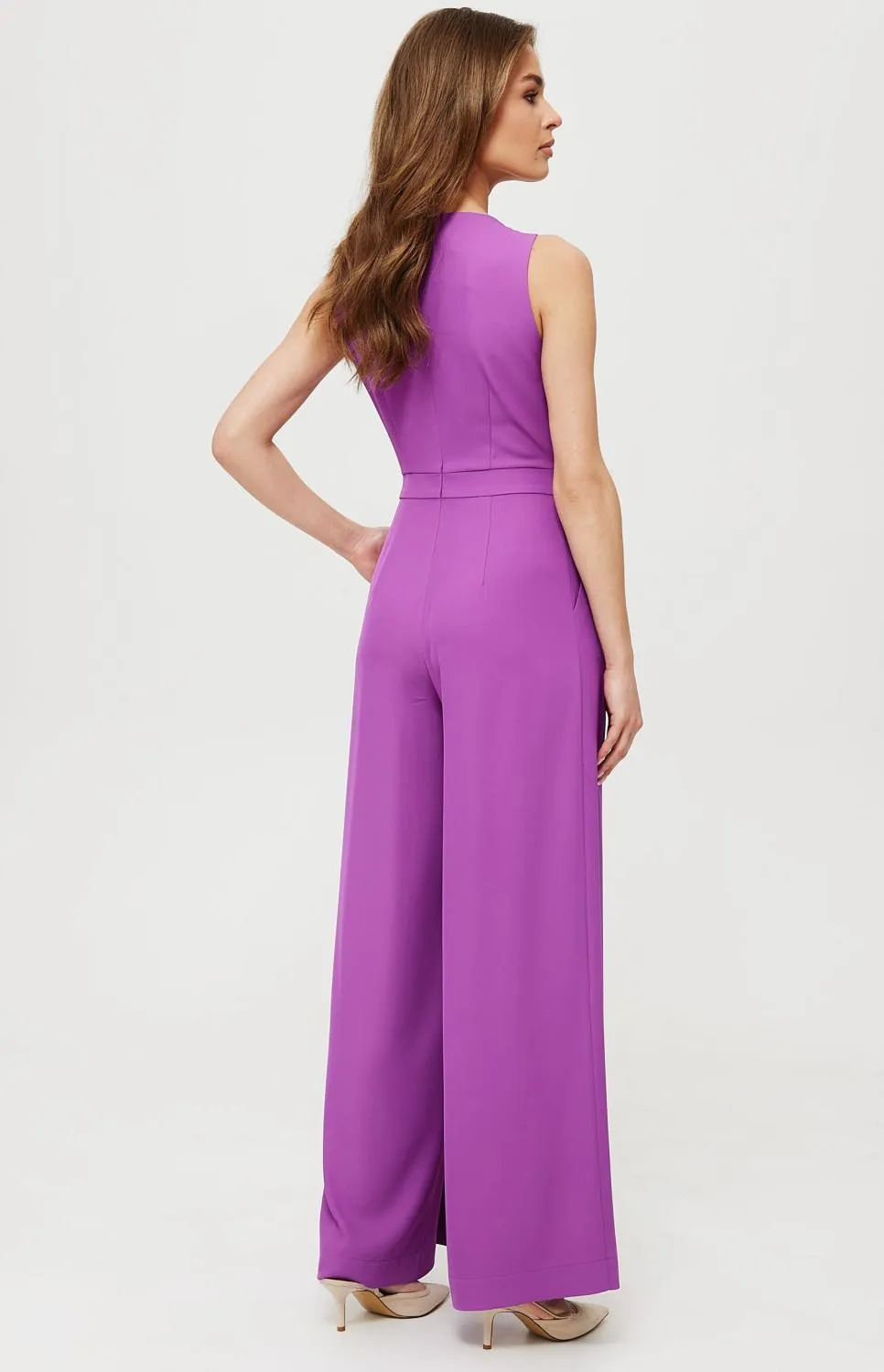 Lavender wide legs jumpsuit