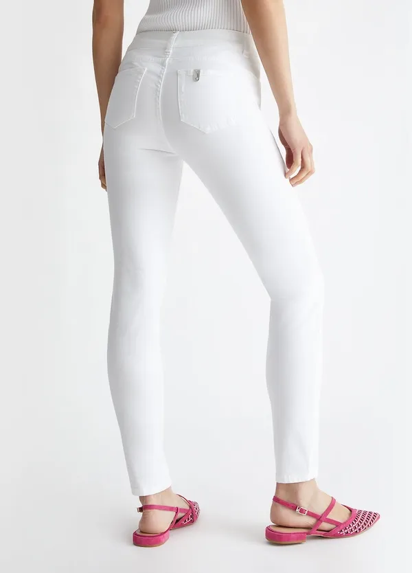 LiuJo – Jeans skinny a vita alta – uxx Bianco – New