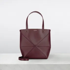 LOEWE Puzzle Mini Tote Bag - Dark Burgundy