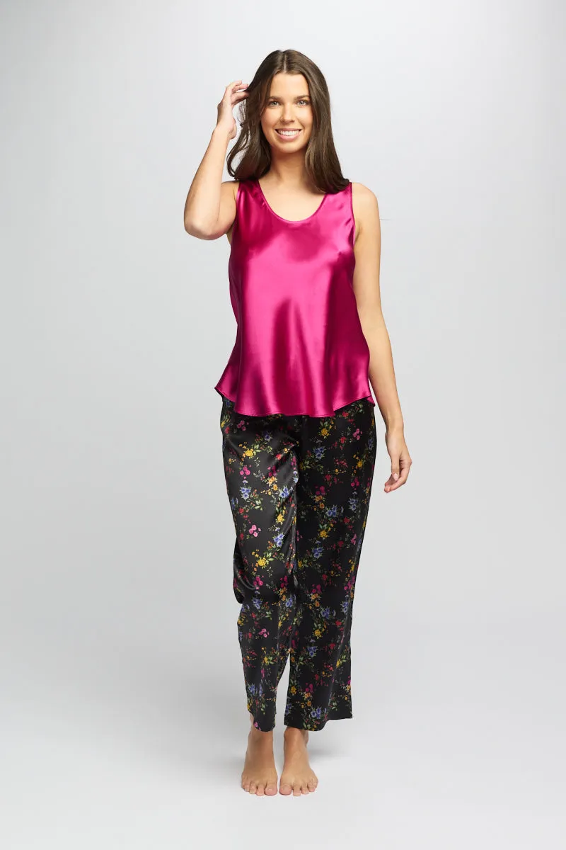 Love & Lustre - Mono Silk Camisole | Cerise