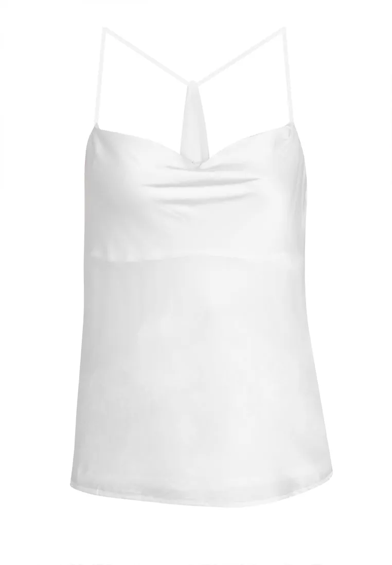 LUX Silk Cowl Neck Camisole