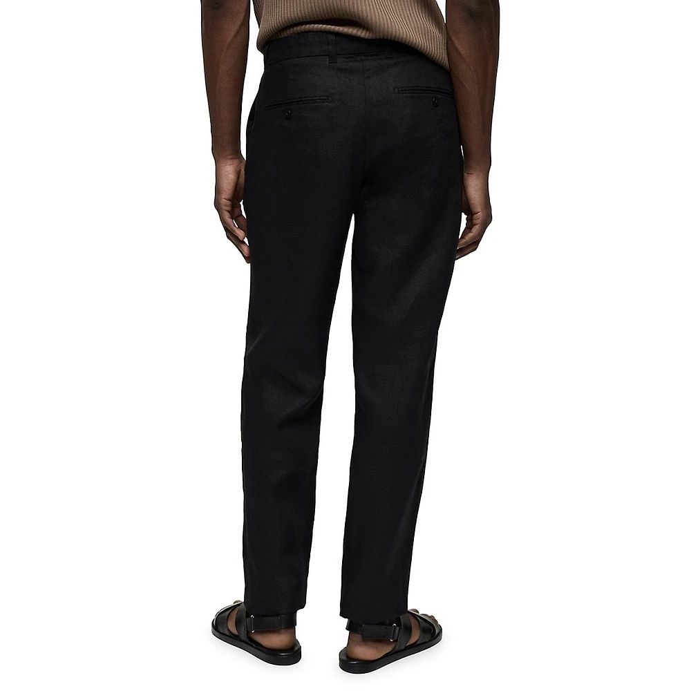 Mango Linen Trousers