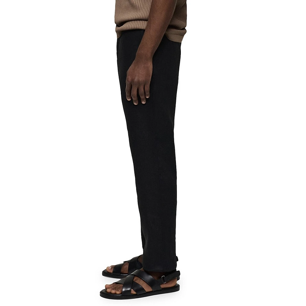 Mango Linen Trousers