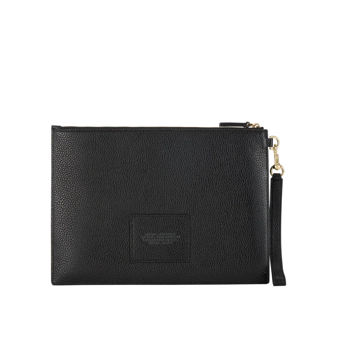 MARC JACOBS The Large Leather Clutch Bag - Black