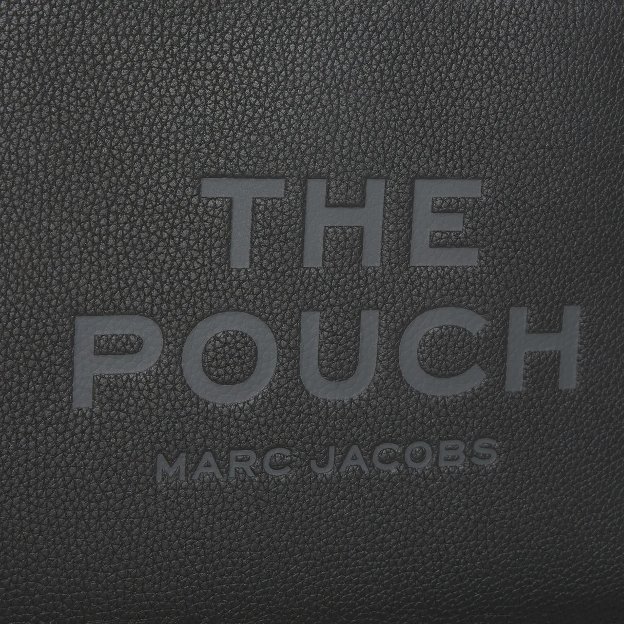 MARC JACOBS The Large Leather Clutch Bag - Black