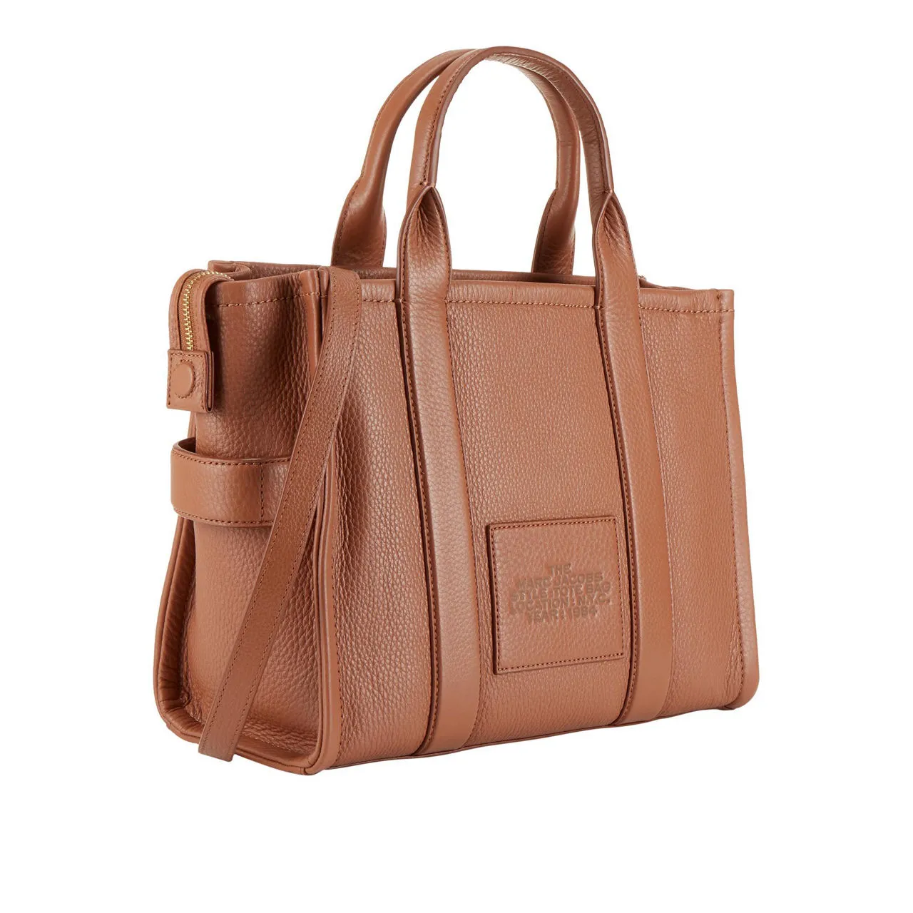 MARC JACOBS The Leather Medium Tote Bag - Argan oil