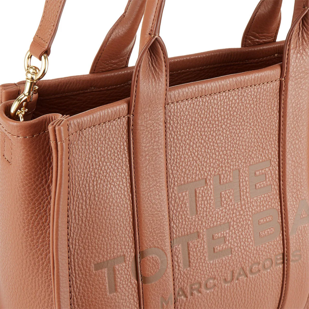 MARC JACOBS The Leather Medium Tote Bag - Argan oil